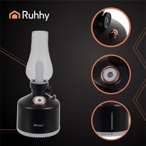 Luftfukter nattlampe - LED-lys og aromadiffuser