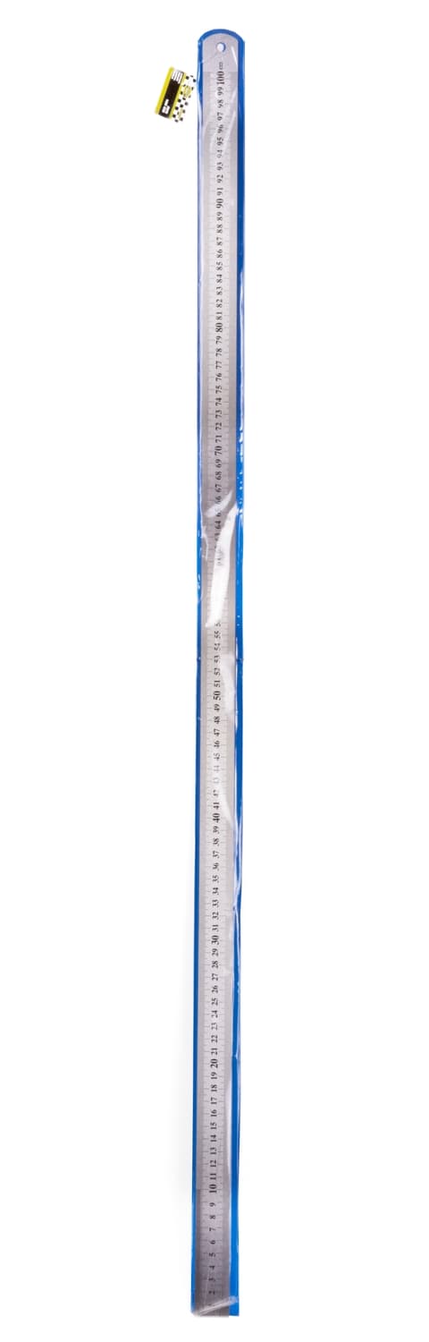 Linjalen 100 cm rostfri