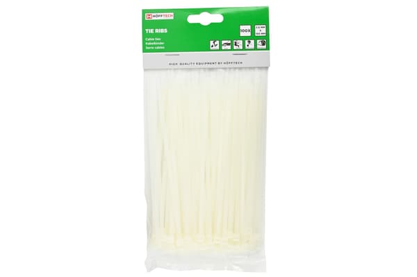 Kabelband 3.6 x 150 mm 100 st vit