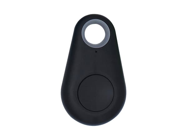 Nøglering telefon nøglelokalisering bluetooth nøglefinder sender - Sort
