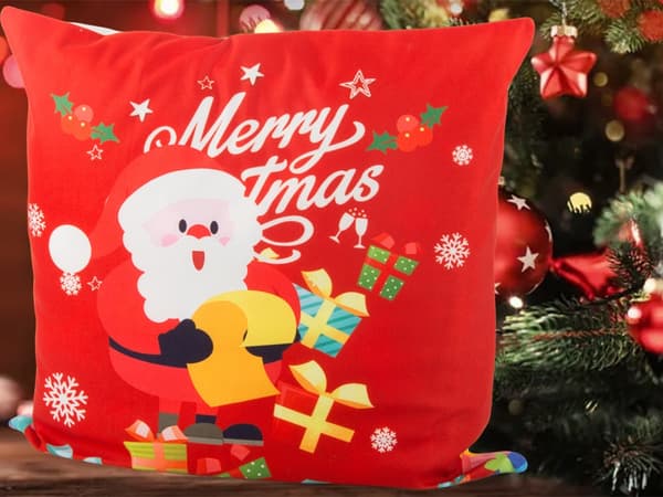Julkuddfodral 45x45 för julklappar