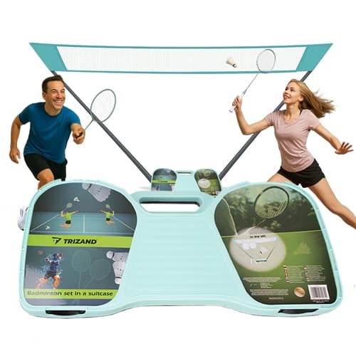 Badmintonset med racket & nät - Badminton
