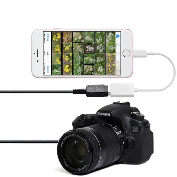 Lightning till USB-adapter kompatibel med iPhone/iPad – OTG
