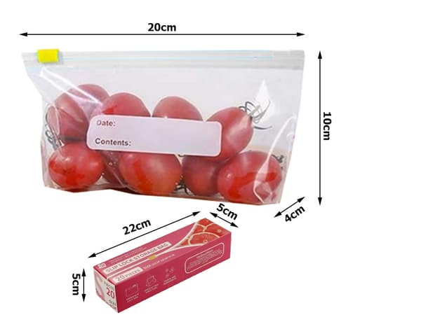 Förseglingsbara förseglingsbara filmpåsar för mat 600ml 20st
