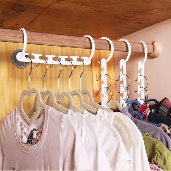 8-Pack - Hängare / Klädhängare - Organizer