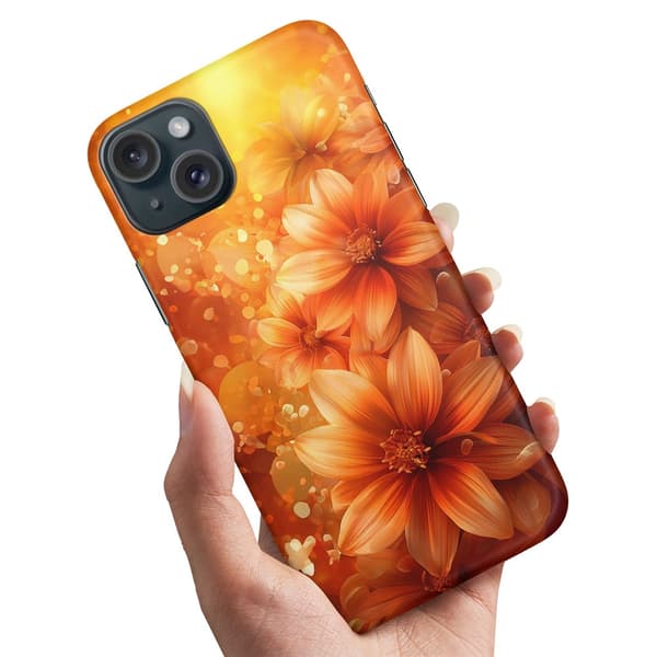 Deksel / Mobildeksel til iPhone 15 - Flowers