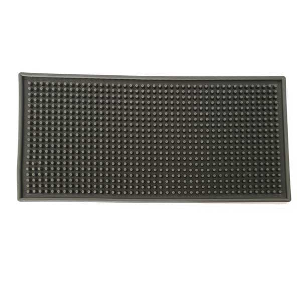 Barmåtte Sort Blød 15x30 cm