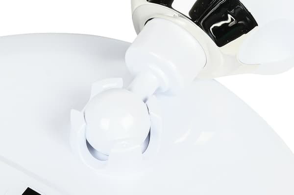 Sminkspegel 21 LED med sugpropp vit