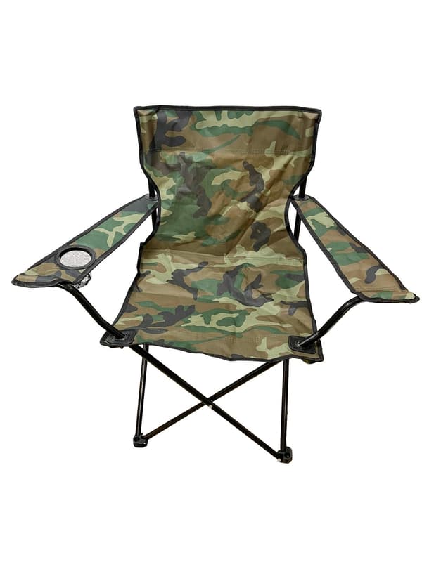 Campingstol 50 x 50 x 80 cm camouflage