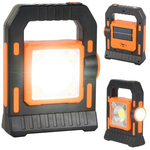 Turist LED-lykt solcellelampe camping oppladbart batteri campinglampe