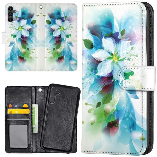 Samsung Galaxy A37 5G - Lommebok Deksel Blomst