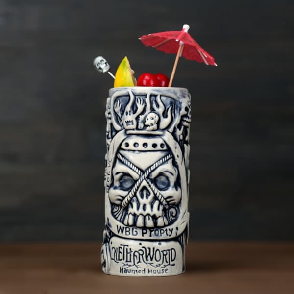 Tiki Spøkelseshus Glass 54 cl Hvit