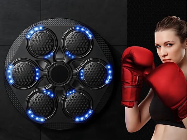 Bokseplate - Bluetooth/USB MMA-sett med hansker