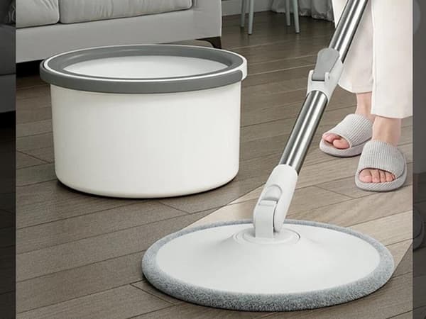Moppesæt 360° spand 2 mikrofiber
