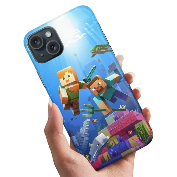 Deksel / Mobildeksel til iPhone 13 - Minecraft