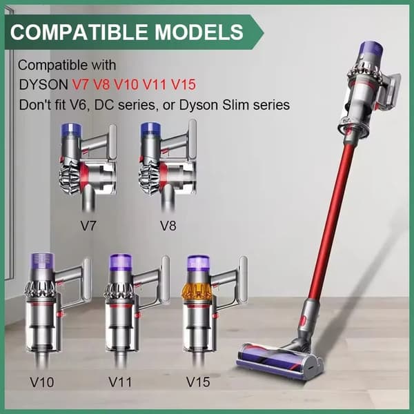 Anti-tangle borsthuvud för Dyson – Trasselfritt munstycke