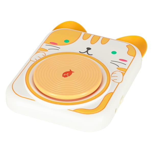 Kreativt drejset gul katt