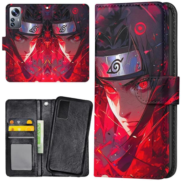 Xiaomi 12 Pro - Lommebok Deksel Sasuke Naruto
