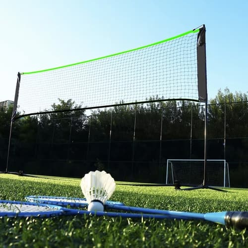 Badmintonnet / Volleyballnet - Justerbar højde