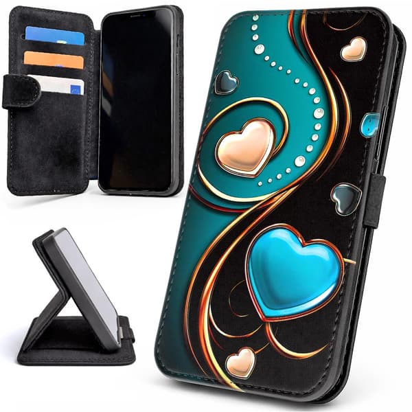 Mobilcover / Etui Cover til iPhone 17 Pro Max - Hjerter