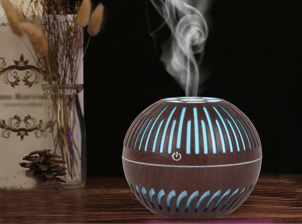 Luftfugter aromaterapi diffusor led natlys rgb