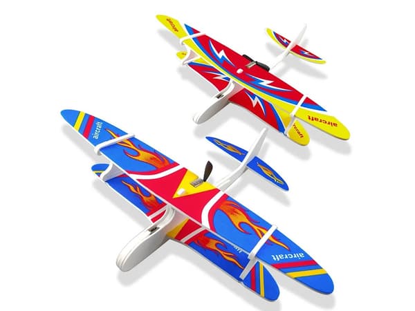 Polystyren flyvende skum usb motor svævefly dart lys