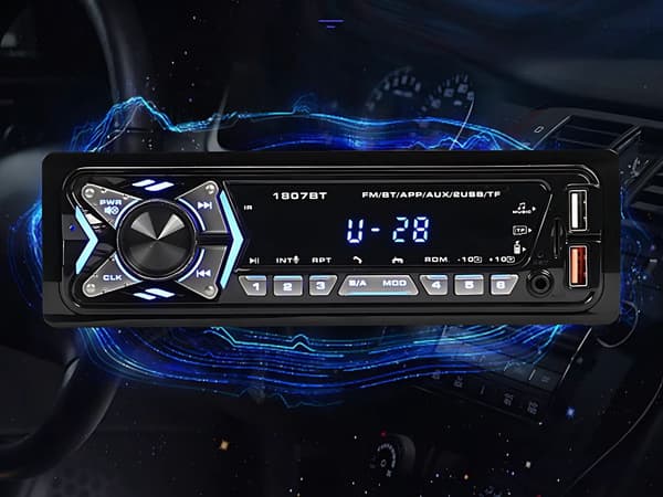Bluetooth Bilradio 1 DIN - USB AUX SD