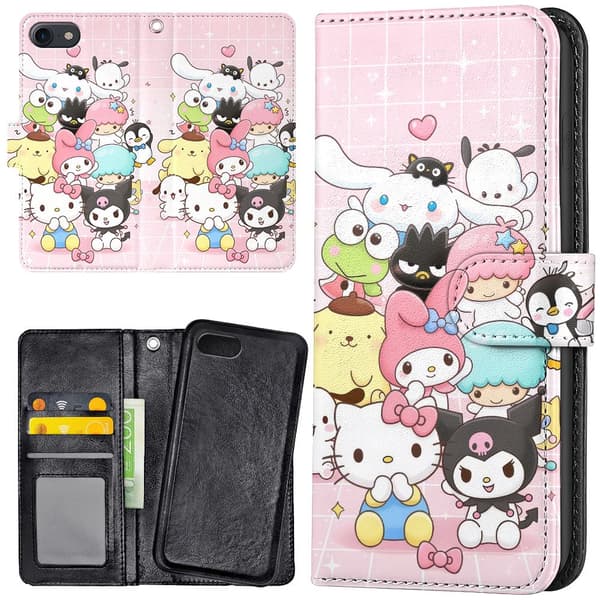 iPhone 16e - Lommebok Deksel Sanrio Kitty