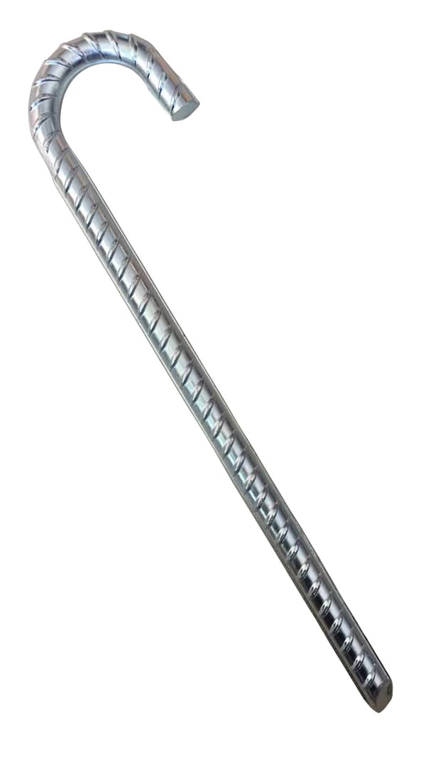 Markpinne bøyd ø16×380 mm