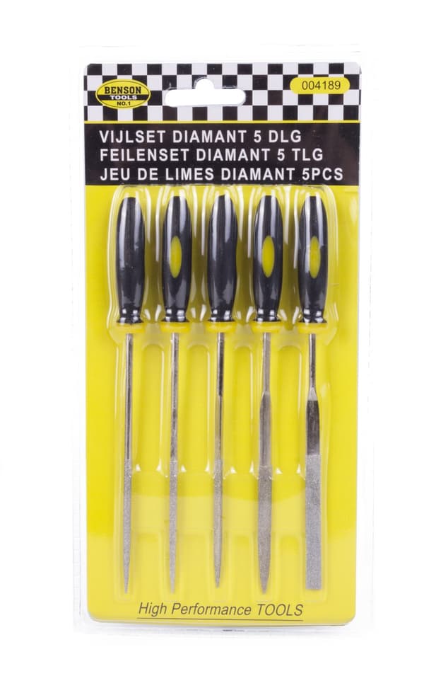 Filsett diamant 5 deler mini