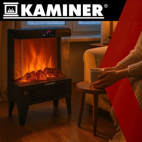 Ildeffekt-varmer - Dekorativ blæseradiator