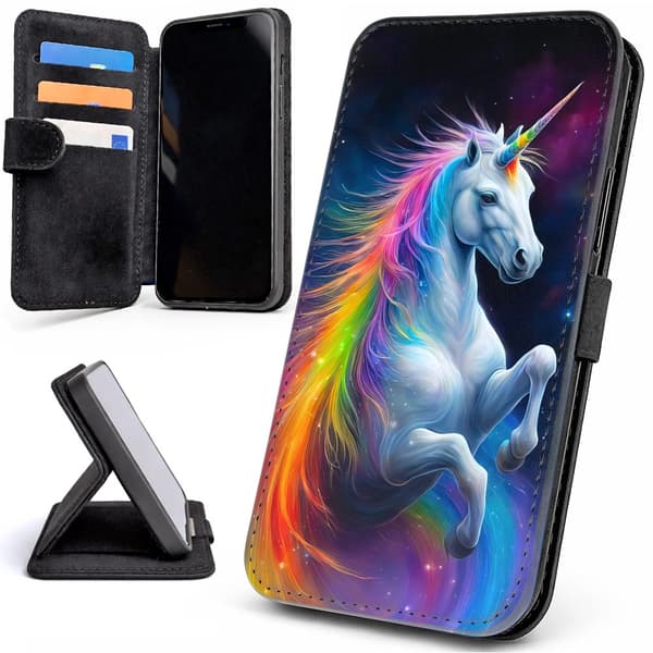 Lommebok Deksel / Mobildeksel til iPhone 17 Pro Max - Unicorn