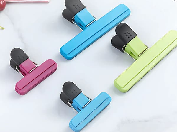 Poseklemmer 6-pak - Farvede clips til madposer