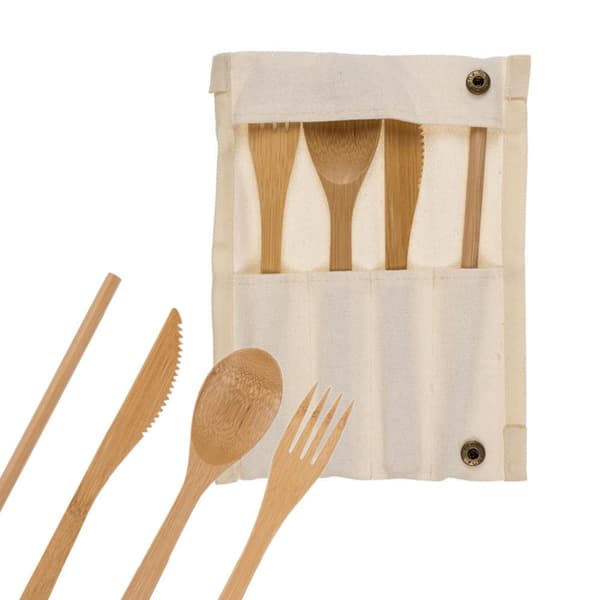 2x4-osainen - Bambu-aterimet - Aterinsetti