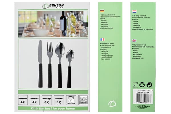 Bestickset 16 delar