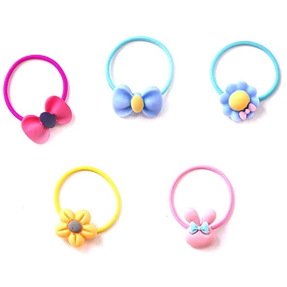 5-Pack Hårband / Hårsnodd för Barn