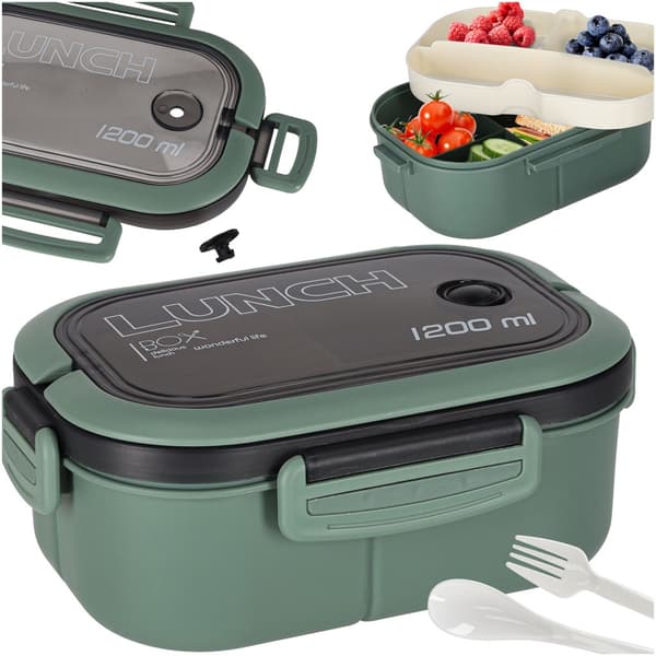 Lunchlåda 1200 ml grön