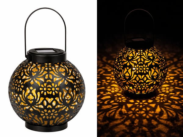 Solcellelykt svart
