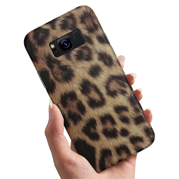 Deksel / Mobildeksel til Samsung Galaxy S8 Plus - Leopard
