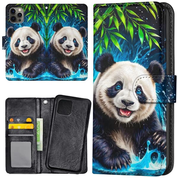 iPhone 11 Pro - Lommebok Deksel Panda
