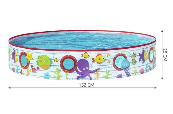 Børnepool / Pool / Badebassin til Børn - 152x25 cm