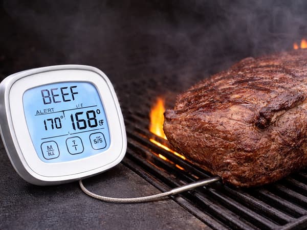 Köttermometer digital med sond