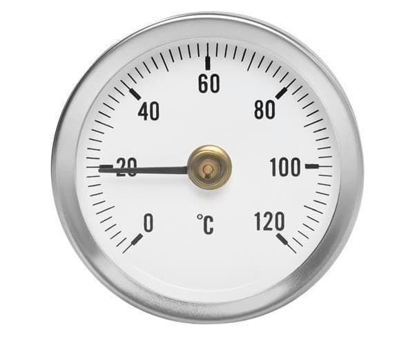 Anlægstermometer 0-120°C – Termometer - 2-Pack