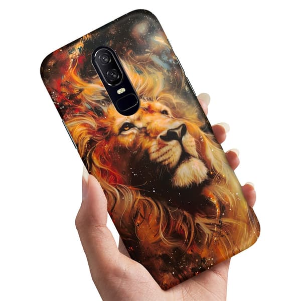 Deksel / Mobildeksel til OnePlus 7 Pro - Lion