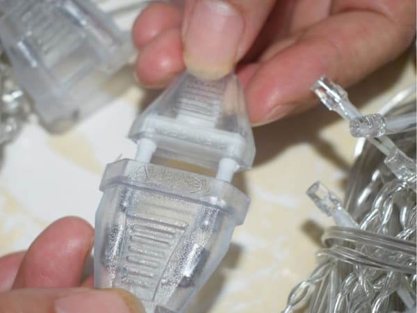 Förlängningssladd julbelysning - Transparent 5 m