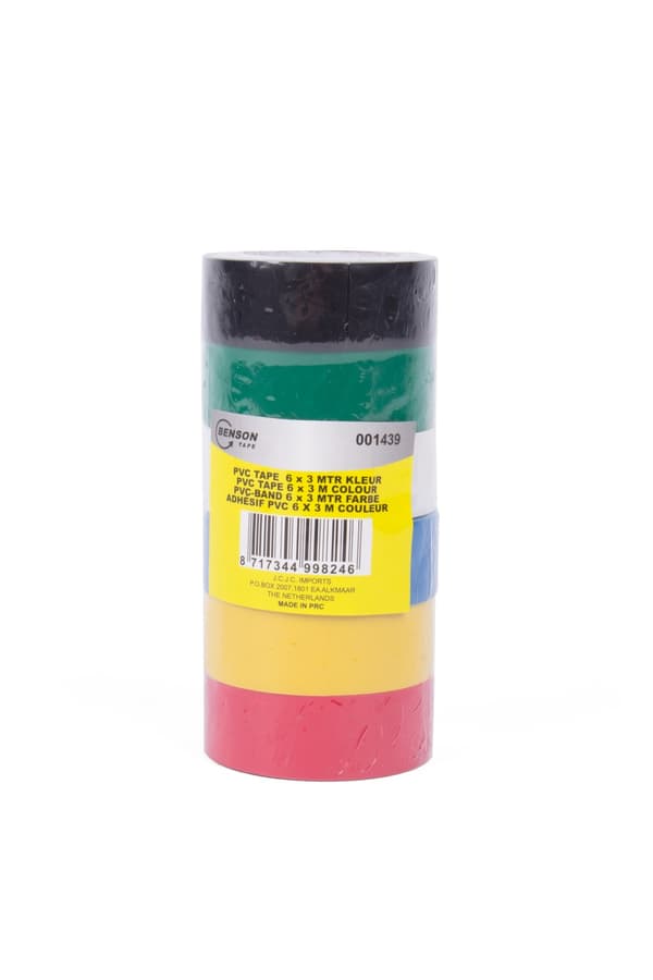 PVC tape 6 x 3 m farve