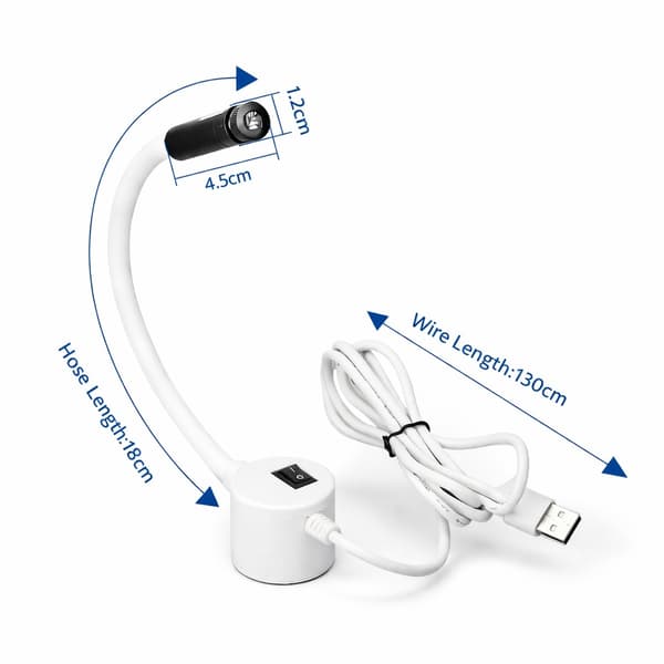 Laserguide med kryss & magnet - USB