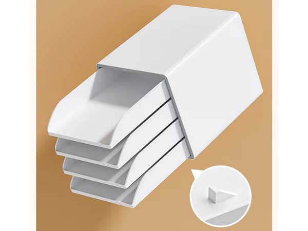 Dokumentbokser 4 skuffer skrivebord