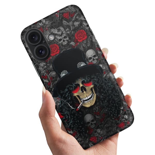 Deksel / Mobildeksel til iPhone 16 Plus - Slash Skull