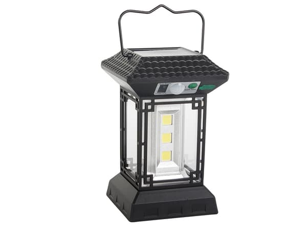 Solcellelampe 60 LED - 5 moduser + fjernkontroll